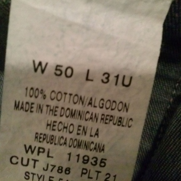 MEN’S SIZE 50 x 31 BIG MAC JEAN OVERALLS OUTDOORS BLUE JEAN OVER ALLS JEANS - Picture 12 of 15